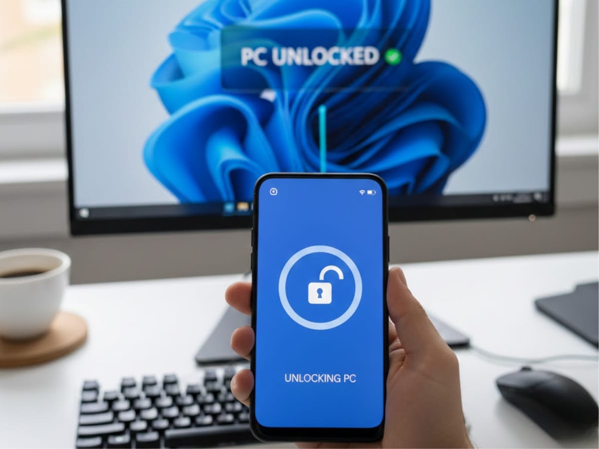 Android Handy sperrt PC