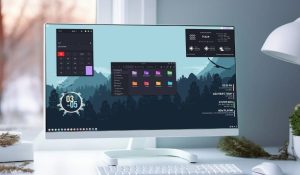 Linux PC Bildschirm