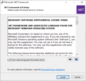 .NET Framework 4.8 Offline Installer herunterladen und installieren