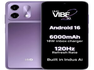 HMD Vibe2 5G startet mit Android 16 und Sarvam AI