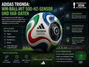 Der WM-Ball ist ein Sensorgerät: Was im Adidas Trionda steckt