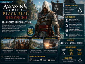 Assassin’s Creed Black Flag Resynced: Leak deutet mehr Story an, als Ubisoft bisher verrät