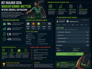 Bet Builder erklärt: Warum Sportwettenanbieter 2026 auf Kombi-Wetten im Spiel setzen