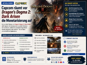 Capcom räumt vor Dragon’s Dogma 2: Dark Arisen die Monetarisierung auf