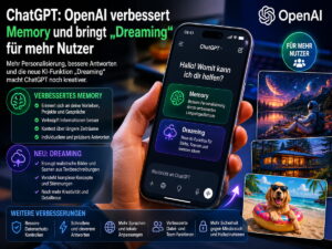 ChatGPT merkt sich mehr: Was Dreaming für Nutzer und Datenschutz bedeutet
