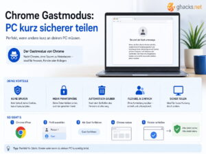 Chrome Gastmodus: Sicherer, wenn andere kurz an den PC müssen
