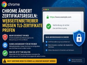 Chrome verschärft Root-Programm: Was sich ab Juni bei Zertifikaten ändert