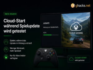 Xbox testet weniger Wartezeit: Spielen per Cloud, während das Update noch läuft