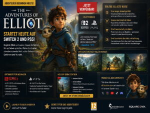 The Adventures of Elliot startet heute: Square Enix bringt HD-2D auf Switch 2 und PS5