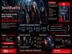 Devil May Cry 5 startet heute für Switch 2