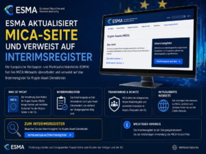 ESMA aktualisiert MiCA-Seite: Dieses Register wird für Krypto-Nutzer jetzt entscheidend