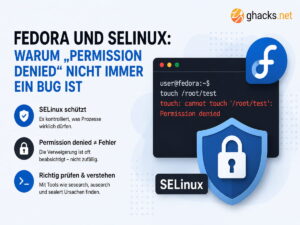 Fedora und SELinux: Warum „Permission denied“ nicht immer ein Bug ist