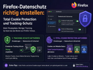 Firefox-Datenschutz richtig einstellen: Total Cookie Protection und Tracking-Schutz