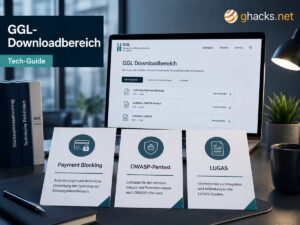 GGL-Downloadbereich als Tech-Guide: Payment Blocking, OWASP-Pentest und LUGAS