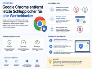 Google Chrome entfernt letzte Schlupflöcher für alte Werbeblocker