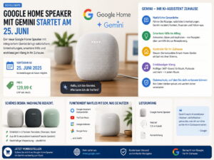 Google Home Speaker startet am 25. Juni: Was Gemini im Smart Home leisten soll