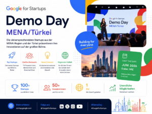 Google zeigt heute KI-Startups aus MENA und der Türkei beim Demo Day