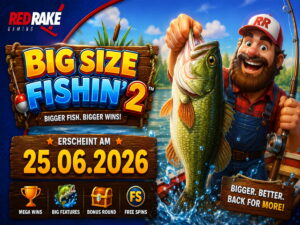 Red Rake Gaming bringt Big Size Fishin’ 2 am 25. Juni