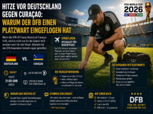 Hitze vor Deutschland gegen Curaçao: Warum der DFB einen Platzwart eingeflogen hat