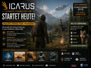 ICARUS Ultimate Console Edition startet heute mit DayZ-Winkel und Pet Companions