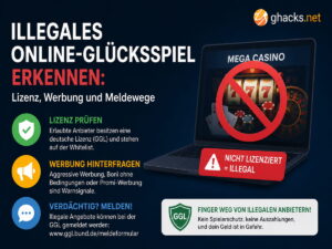 Illegales Online-Glücksspiel erkennen: Lizenz, Werbung und Meldewege