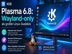 KDE Plasma 6.8 wird zum großen Wayland-Schnitt für Linux-Desktops