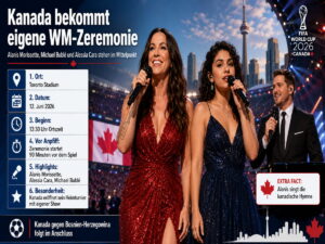 Nach Shakira kommt Kanada: Diese Stars eröffnen den zweiten WM-Tag