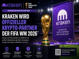 Kraken bringt Krypto zur WM: Börse wird offizieller FIFA-Partner
