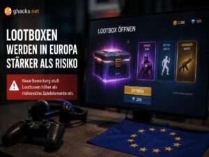 Lootboxen werden in Europa zum PEGI-16-Risiko