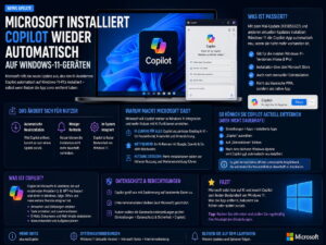 Copilot kommt wieder ungefragt: Microsoft startet automatische Installation neu