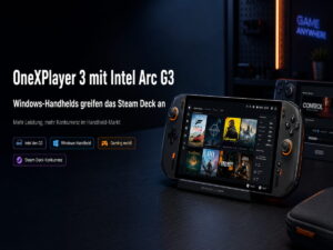 OneXPlayer 3 mit Intel Arc G3: Windows-Handhelds greifen das Steam Deck an