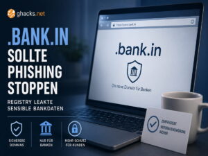 .bank.in sollte Phishing stoppen: Registry leakte sensible Bankdaten