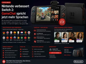 Nintendo verbessert Switch 2: GameChat spricht jetzt mehr Sprachen