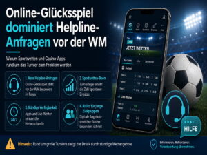 Wenn Sportwetten zum Online-Casino führen: Warum Hilfsstellen zur WM warnen