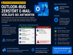 Outlook für Mac macht E-Mail-Verläufe kaputt: Microsoft bestätigt schweren Antwort-Bug
