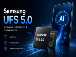 Samsung UFS 5.0 soll On-Device-KI in Smartphones beschleunigen
