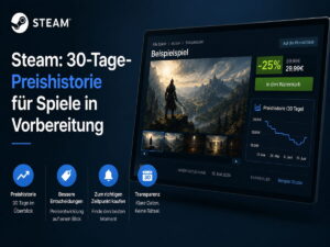 30-Tage-Preishistorie für Spiele offenbar in Vorbereitung