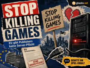 Stop Killing Games: EU gibt Publishern keine Server-Pflicht