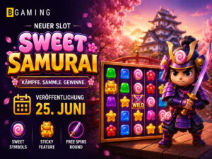 BGaming kündigt Sweet Samurai für den 25. Juni an