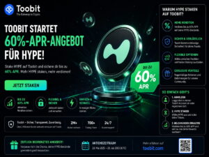 Toobit startet heute 60-Prozent-APR-Angebot für HYPE