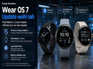 Wear OS 7: Pixel Watch 2, 3 und 4 stehen offenbar kurz vor dem Update