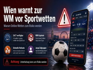 Wien warnt zur WM vor Sportwetten: Warum Online-Wetten zum Risiko werden