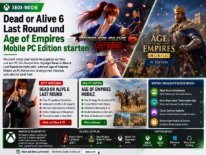 Xbox-Woche: Dead or Alive 6 Last Round und Age of Empires Mobile starten