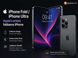 iPhone Fold: Apples erstes Foldable könnte als iPhone Ultra starten