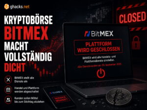Kryptobörse BitMEX macht vollständig dicht