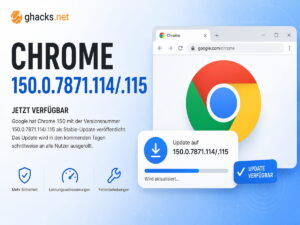 Chrome 150.0.7871.114 und .115: Google schließt 27 Sicherheitslücken