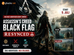 Assassin’s Creed Black Flag Resynced startet am 9. Juli: Das ändert sich zum Original