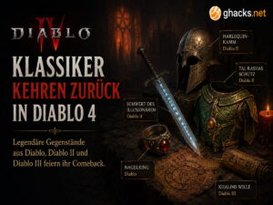 Blizzard bringt klassische Gegenstände in Diablo 4 zurück