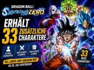 Bandai Namco erweitert Dragon Ball: Sparking! Zero um 33 Charaktere