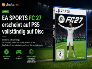 EA Sports FC 27 erscheint auf PS5 vollständig auf Disc